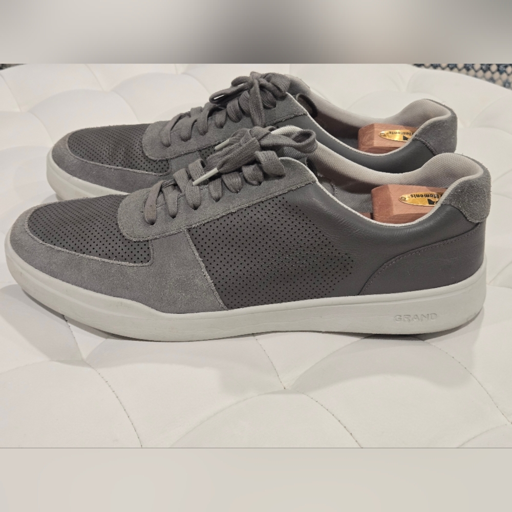 Cole Haan Grand Men's Two-Tone Gray Sneakers Excellent Condition Sz 13